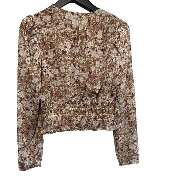 NWT Express sheer floral top size extra small - Picture 6 of 8